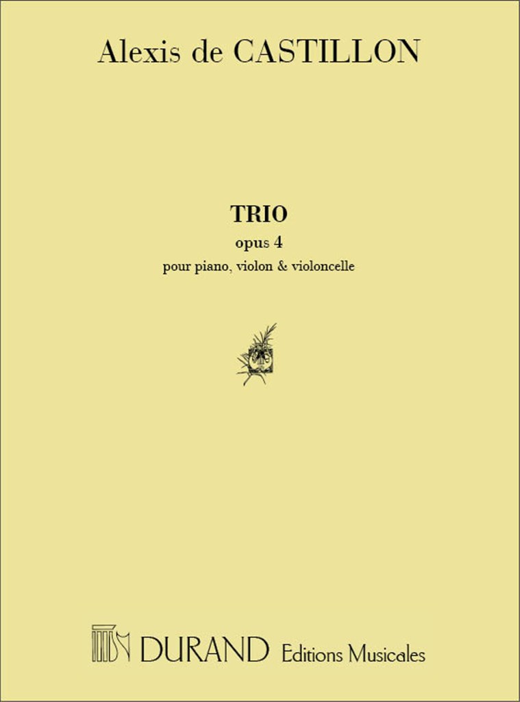 Trio Op 4 Vl-Vlc-Piano
